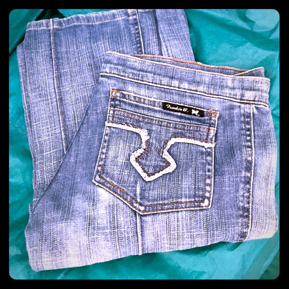 Frankie B Blue Jeans, Stone Washed